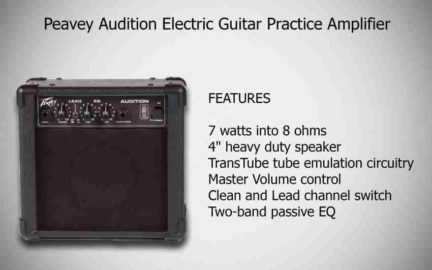 Peavey Audition Audition Electric Guitar Practice Amplifier Indoor