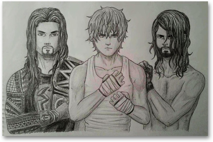 WWE drawingRoman reignsdrawing Roman reignspencil sketchHow to draw  Roman reigns  YouTube