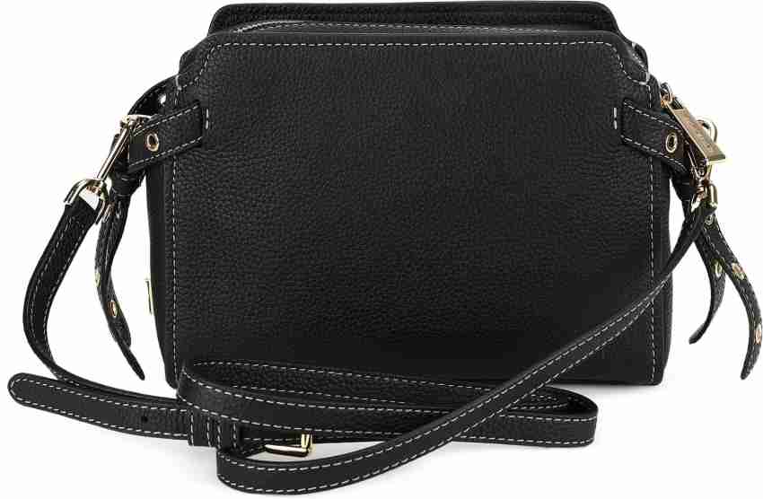 MICHAEL KORS Black Sling Bag 30T7GHMM2L BLACK - Price in India