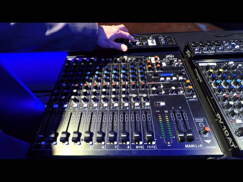 Peavey PV 10 AT Mixer with Auto-Tune and Bluetooth