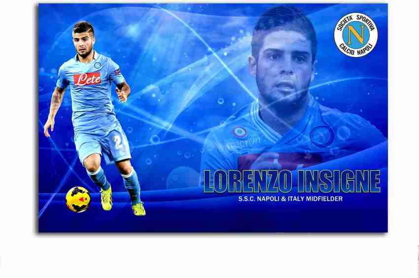 SSC NAPOLI LORENZO INSIGNE # 24 SIGNED JERSEY 