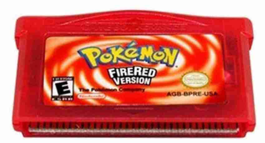 pokemon fire red cartridge gba