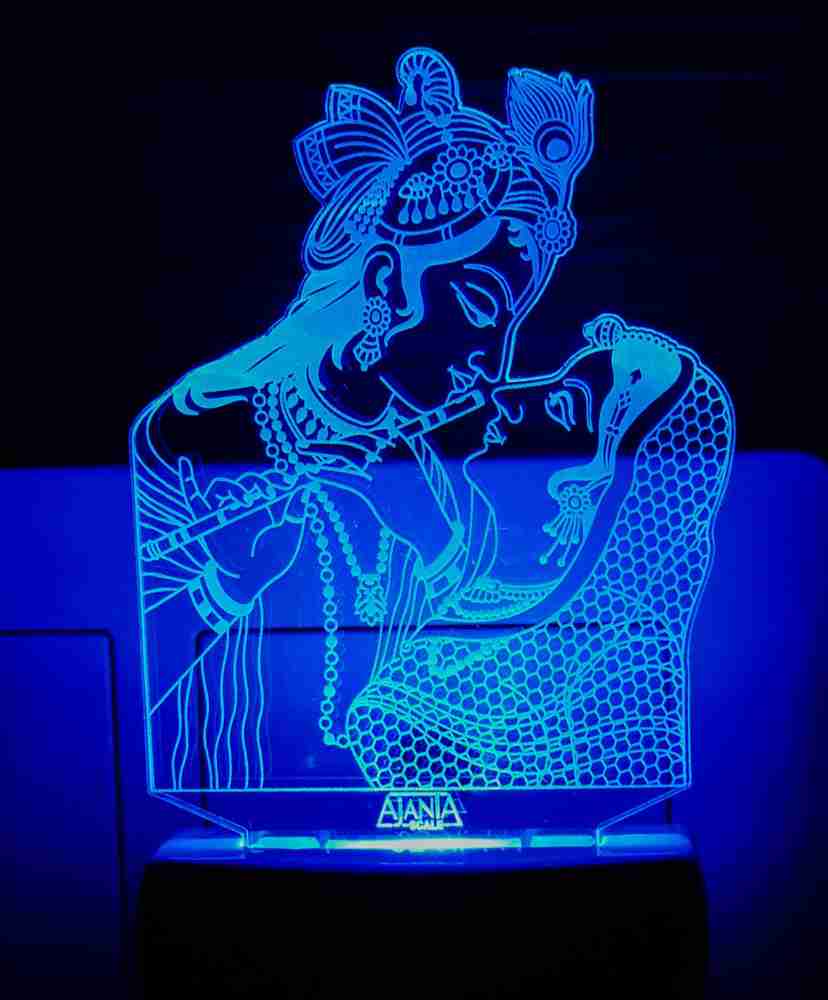 AJANTA Radha Krishna Code 2095 3d Night Lamp Price in India - Buy ...