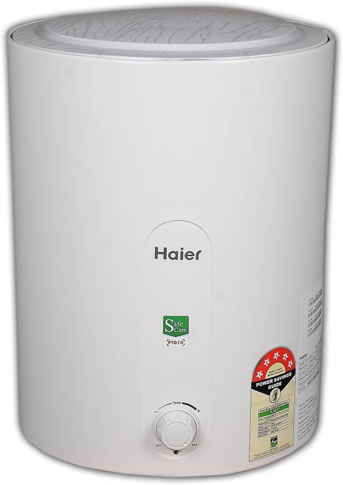Haier 10 L Storage Water Geyser (E3, White) Price in India - Buy Haier 10 L  Storage Water Geyser (E3, White) online at Flipkart.com