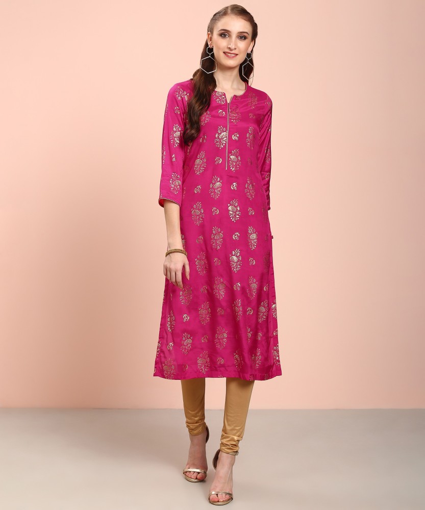 Flipkart on sale pink kurti