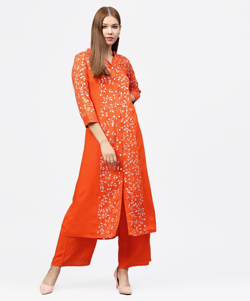 Flipkart front open on sale kurtis