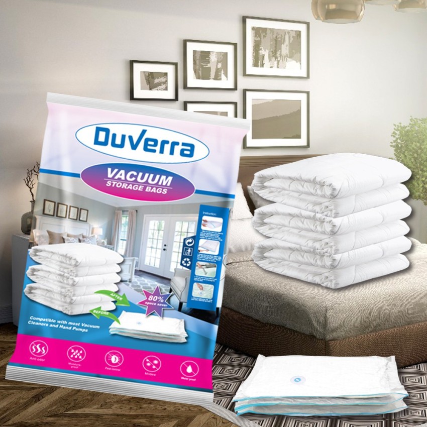 Duverra Premium Reusable Vacuum Storage Space Saver Bag, Small, 50 X 70 Cm