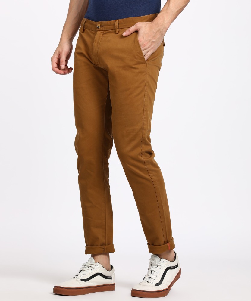 RUGGERS Slim Fit Men Brown Trousers  Buy RUGGERS Slim Fit Men Brown Trousers  Online at Best Prices in India  Shopsyin