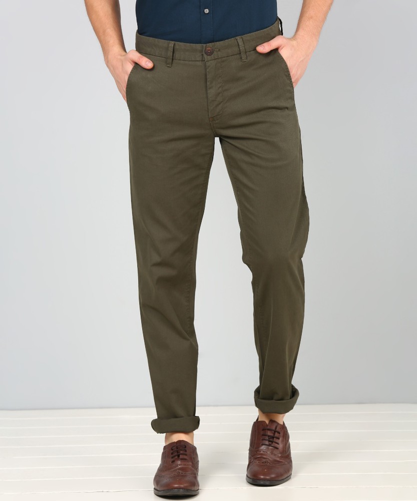 Buy LOUIS PHILIPPE SPORTS Solid Cotton Blend Tapered Fit Mens Casual  Trousers  Shoppers Stop