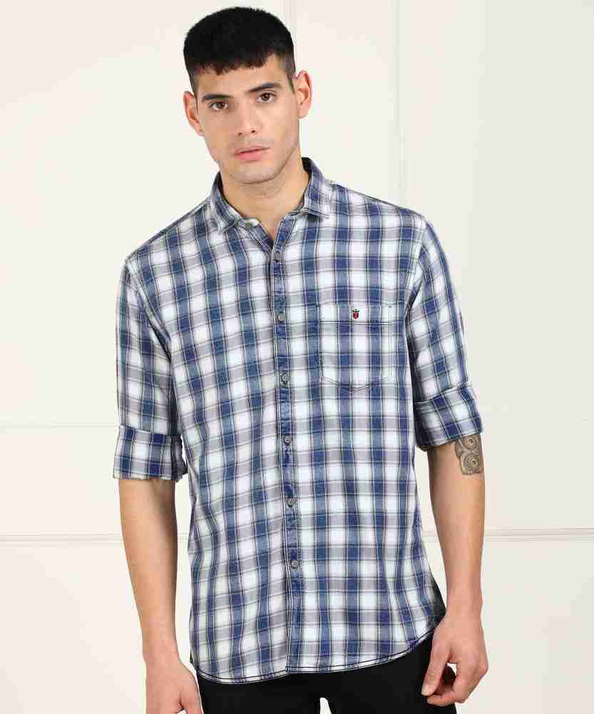 Louis Philippe Jeans Men's Solid Slim fit Casual Shirt