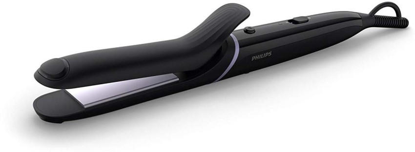 Philips HP8325 Professional Hair Straightener Curler Ionic Wide Ceramic  Plate Curling Iron 210C Styling Temperature Swivel Cord