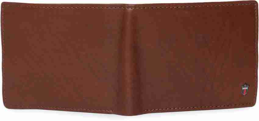 LP Jeans by Louis Philippe Men Casual Brown Genuine Leather Wallet Brown -  Price in India
