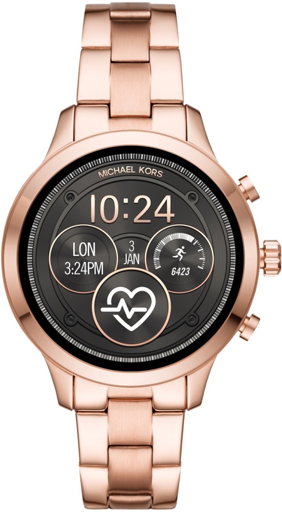 Michael Kors Gen 4 Sofie Smartwatch 41mm Stainless Steel Rose and Silver  Stainless Steel MKT5064  Best Buy