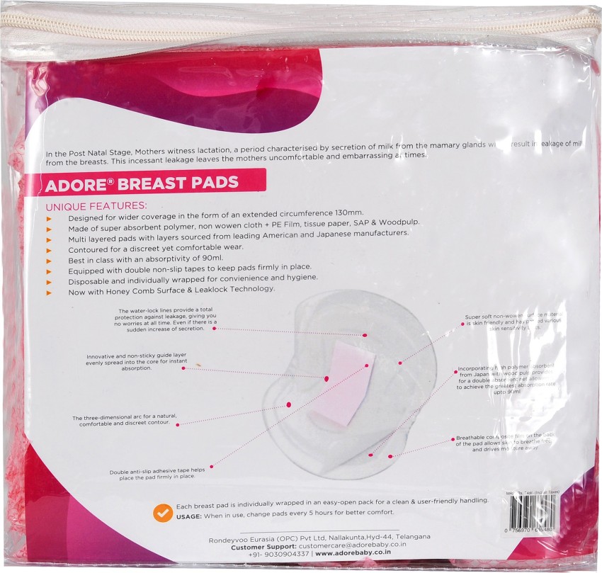 Non-Slip Breast Pads: Full Coverage