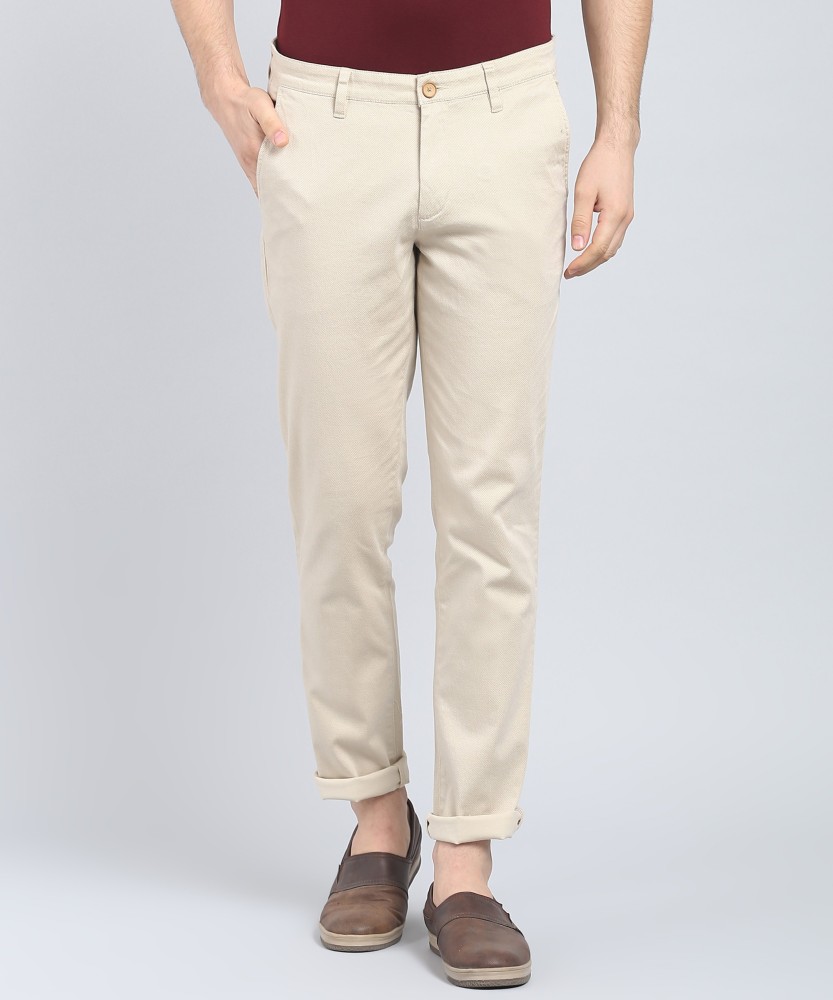 John Players Slim Fit Men Beige Trousers  Buy John Players Slim Fit Men  Beige Trousers Online at Best Prices in India  Flipkartcom