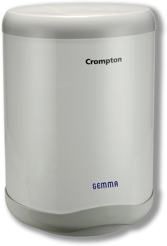 Crompton 10 L Storage Water Geyser (GEMMA 1710, White And Grey) Price in  India - Buy Crompton 10 L Storage Water Geyser (GEMMA 1710, White And Grey)  online at Flipkart.com