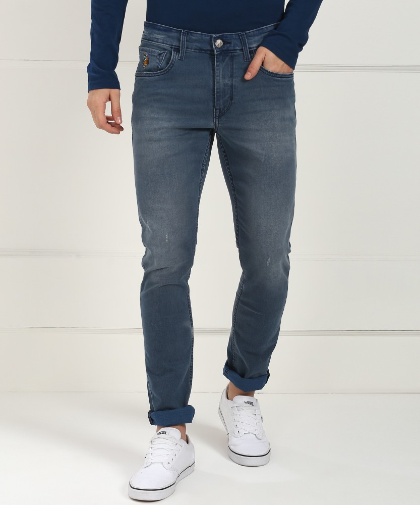 U.S. POLO ASSN. Slim Men Blue Jeans - Buy U.S. POLO ASSN. Slim Men Blue  Jeans Online at Best Prices in India