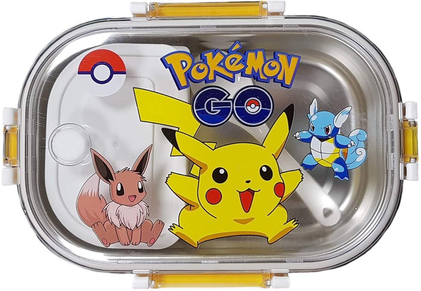 Pokemon Lunch Box with Partition 380ml, Antibacterial Material