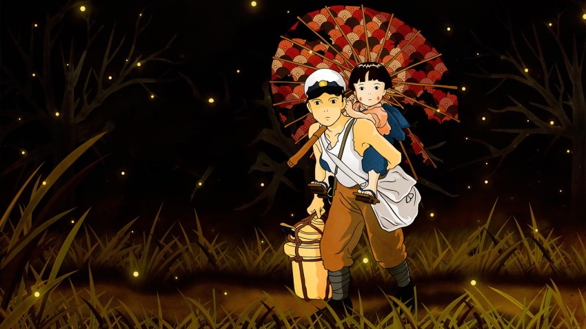 Original Grave of the Fireflies Anime Poster