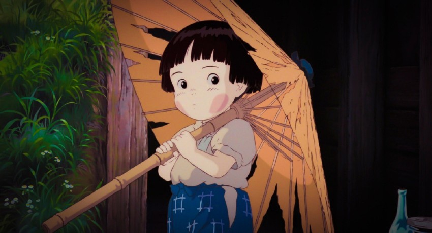 AnanyaDesigns Movie Grave Of The Fireflies Wall Poster Paper Print