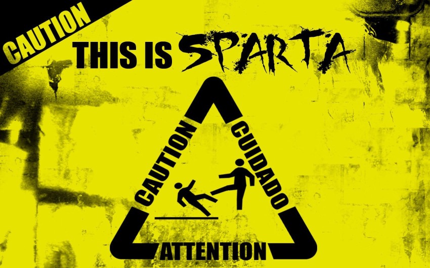 Caution: This is Sparta Movie' Posters