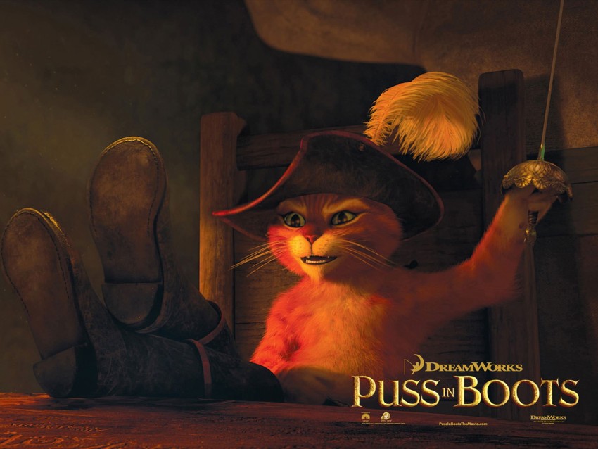 Shrek, Puss, Movie, Cat, HD wallpaper