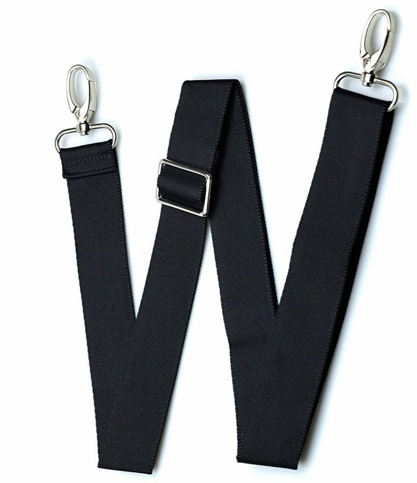 Duffle Bag Replacement Shoulder Strap Adjustable To 50'' Heavy Duty Nylon  Black
