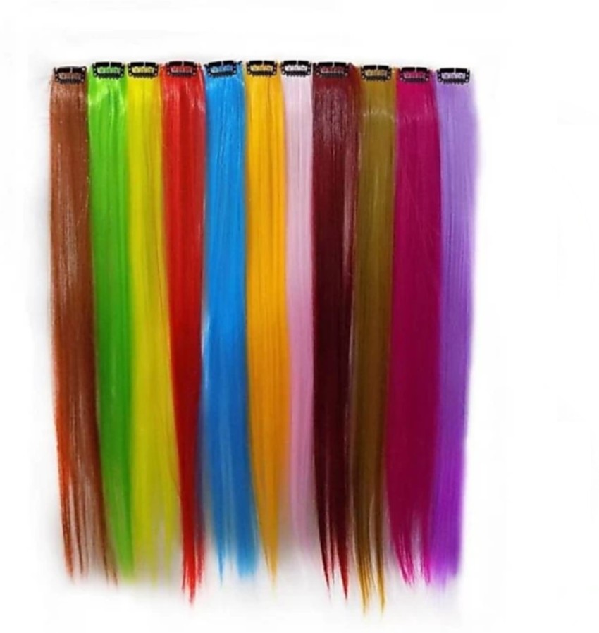 Clip in Hair Streaks  bestselling Coloured Hair Extensions