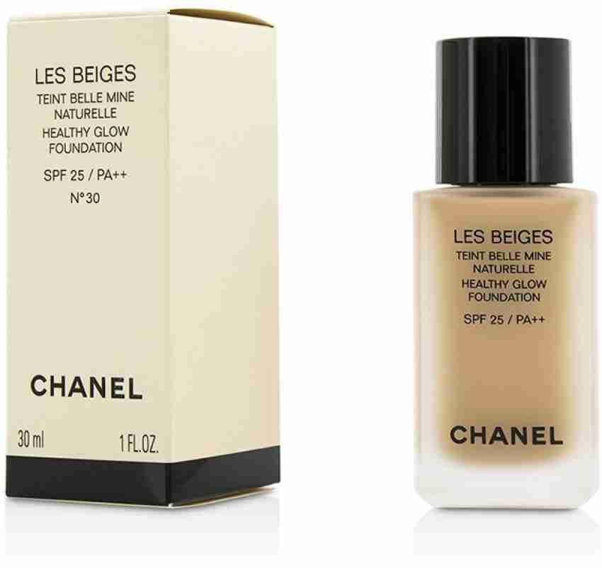 Chanel Les Beiges Healthy Glow Foundation SPF 25 - No. 30_4183 Foundation -  Price in India, Buy Chanel Les Beiges Healthy Glow Foundation SPF 25 - No.  30_4183 Foundation Online In India, Reviews, Ratings & Features
