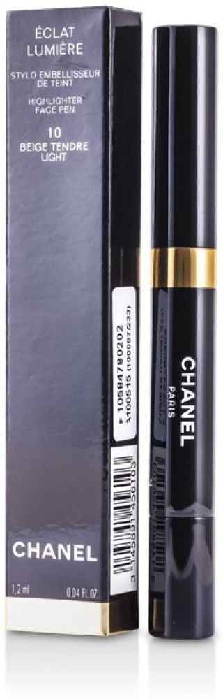 Chanel Eclat Lumiere Highlighter Face Pen - # 10 Beige Tendre_874  Foundation - Price in India, Buy Chanel Eclat Lumiere Highlighter Face Pen  - # 10 Beige Tendre_874 Foundation Online In India, Reviews, Ratings &  Features