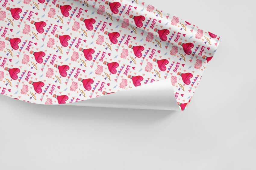 10pcs Gift Wrapping Paper Valentine's Day Wedding Gift Wrapping