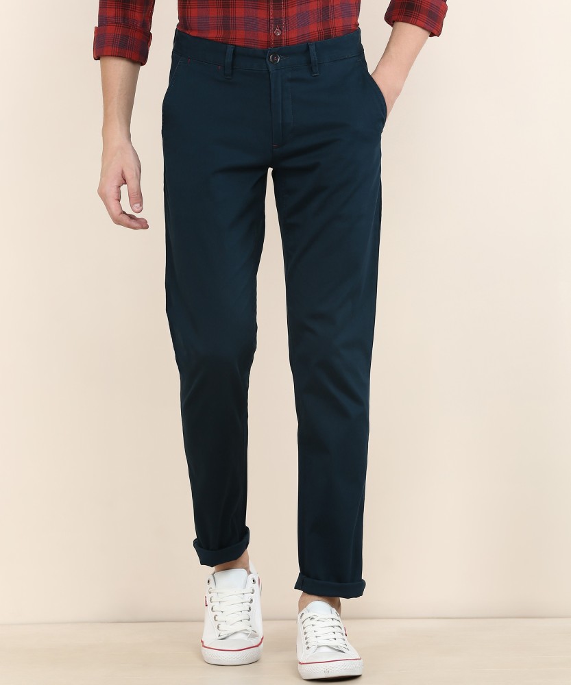 Buy Navy Trousers & Pants for Men by LOUIS PHILIPPE Online