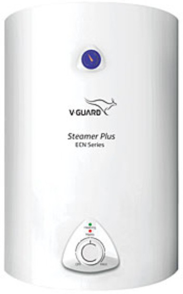V-Guard 15 L Storage Water Geyser (STEAMER PLUS ECN SERIES, White) Price in  India - Buy V-Guard 15 L Storage Water Geyser (STEAMER PLUS ECN SERIES,  White) online at Flipkart.com