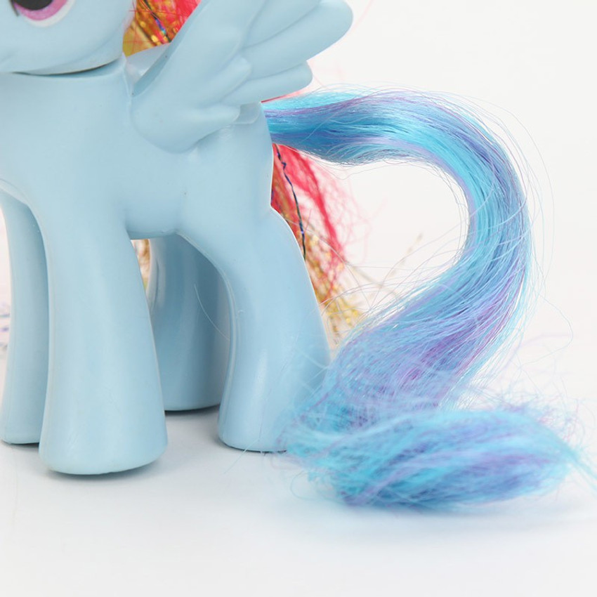 Figuras dos desenhos animados Hasbro de My Little Pony, Meet the Mane 6,  Twilight Sparkle Pinkie Pie, Série Rarity Fluttershy, Presentes infantis -  AliExpress