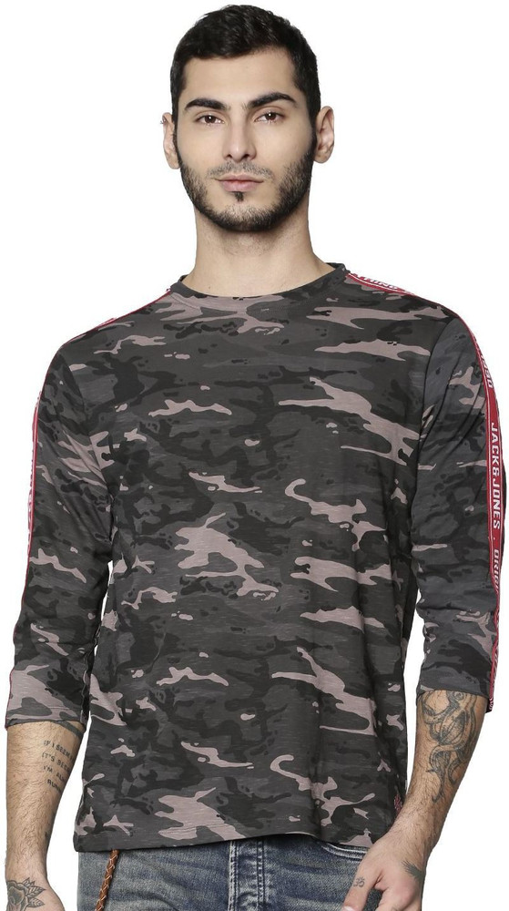 JACK \u0026 JONES Printed, Military 