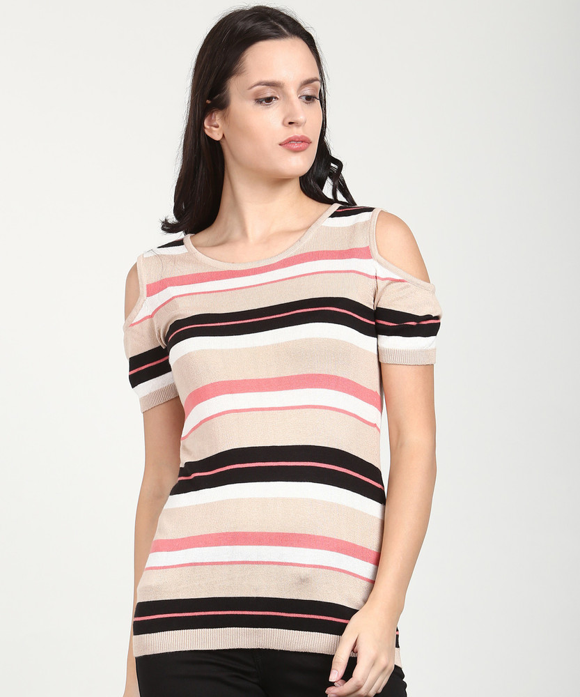 Buy Kraus Jeans Casual Cold Shoulder 