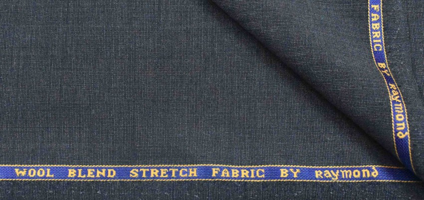 JHampstead Mens 45 Wool Structured Super 100s Unstitched Trouser Fabric  Dark Grey