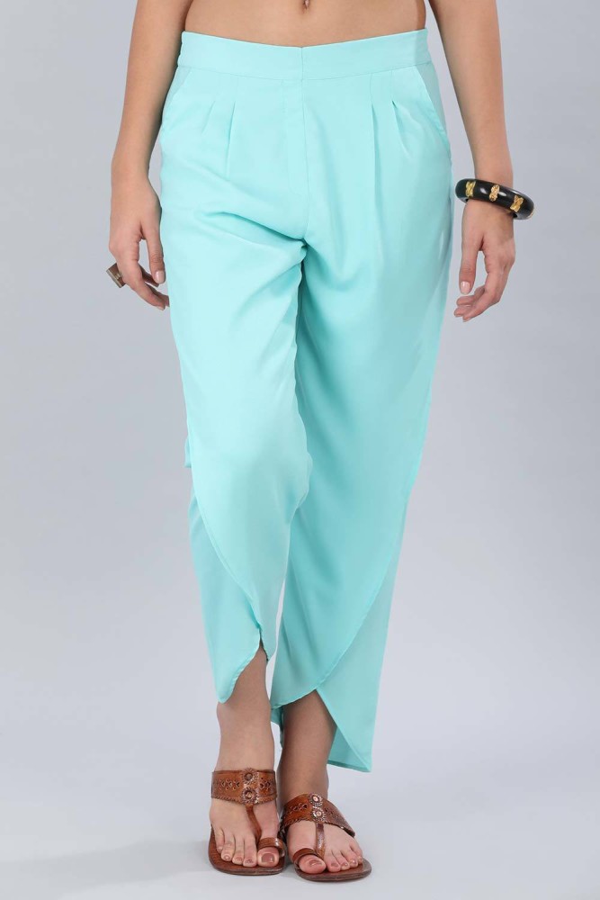 Aurelia Ethnic Bottoms  Buy Aurelia White Straight Fit Trouser Pants Online   Nykaa Fashion