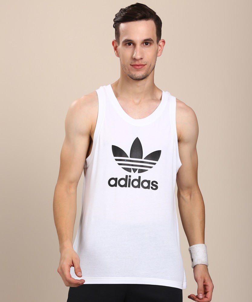 Adidas Men's Tank Top - White - XL