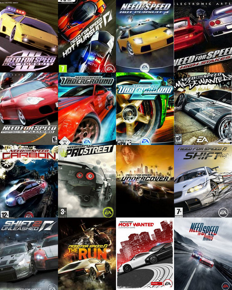 HQ Covers for Need for Speed series. : r/gog