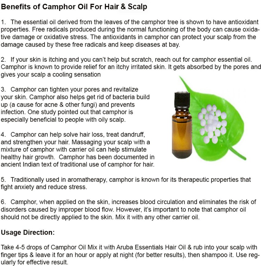 Camphor and Coconut Oil Blend 7 Uses for Skin Problems Pain  Much More