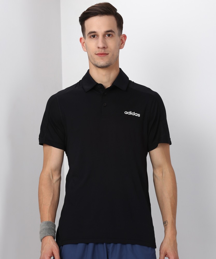 adidas polo neck t shirts online