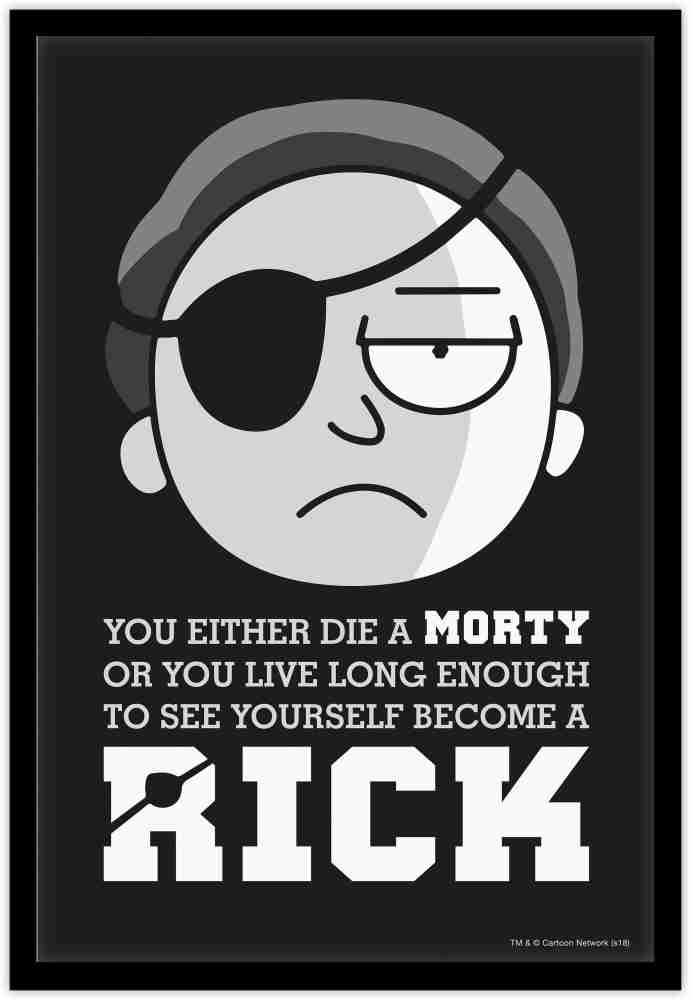 Rick and Morty Breaking Bad - High Quality Premium Poster Print