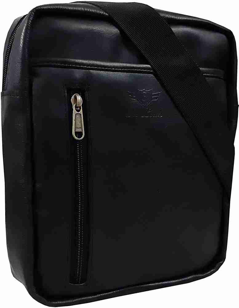Buy Sn Louis Men Black Messenger Bag BLACK Online @ Best Price in India
