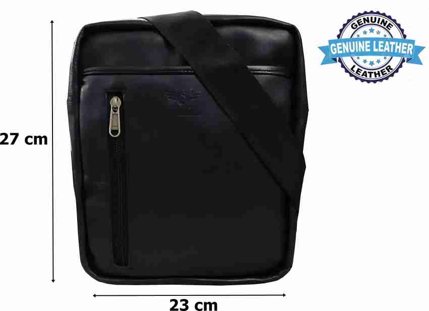Buy Sn Louis Men Black Messenger Bag BLACK Online @ Best Price in India