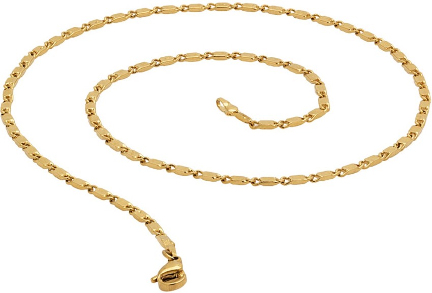 Buccellati Monster Round Gold Chain For Men 21 Inch Gold-plated Plated  Brass Chain