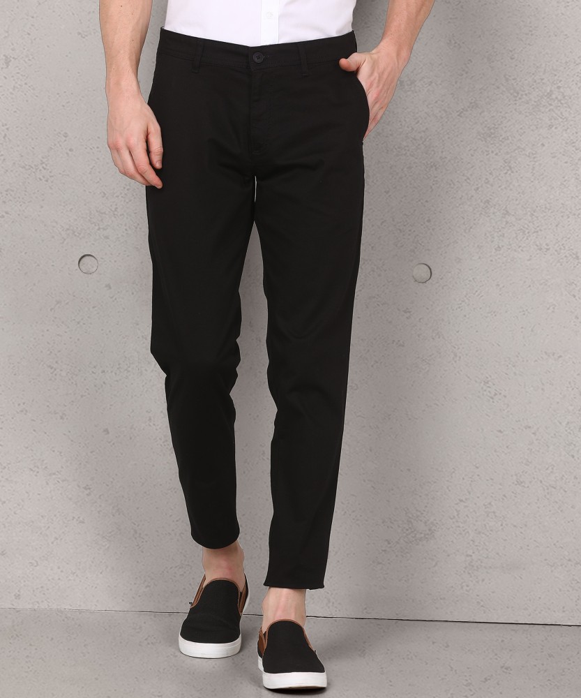 METRONAUT Slim Fit Men Lycra Blend Black Trousers  Buy METRONAUT Slim Fit  Men Lycra Blend Black Trousers Online at Best Prices in India  Flipkartcom