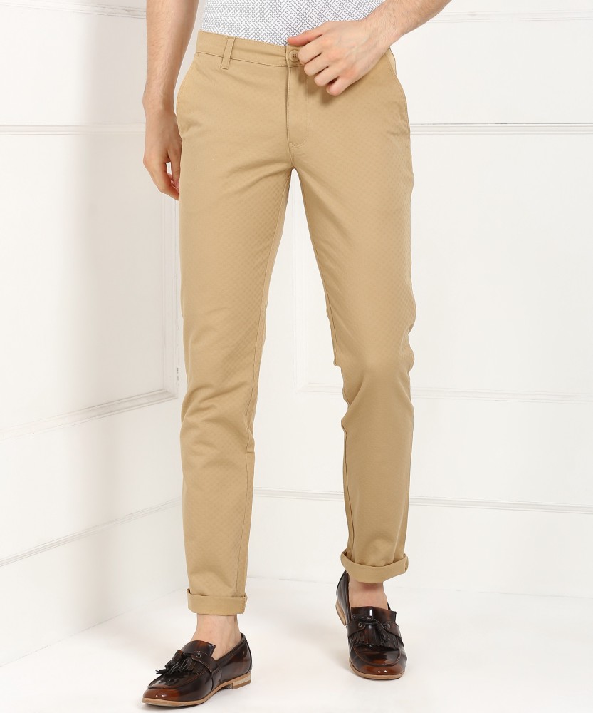 Celio navy solid formal wear cotton trouser  G3MCT0739  G3fashioncom
