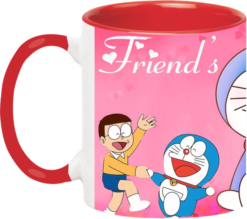ARTBUG Doaremon Friends Forever Cartoon -2074-Red Ceramic Coffee Mug Price  in India - Buy ARTBUG Doaremon Friends Forever Cartoon -2074-Red Ceramic  Coffee Mug online at 
