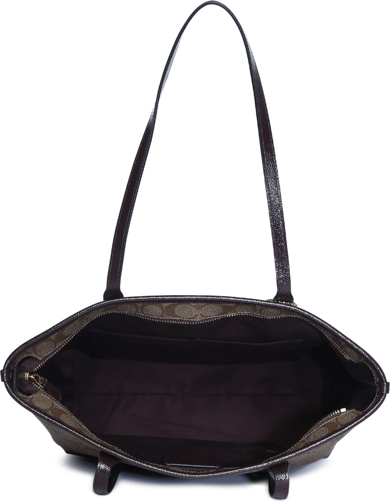 Buy COACH Women Black Handheld Bag Top Handle With Detachable Sling Strap  Belt Handbag 2027511 cms Online  Best Price in India  Flipkartcom